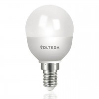 Лампа светодиодная Voltega E14 5.4W 4000К шар матовый VG4-G2E14cold5W 5748