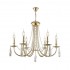 Подвесная люстра Crystal Lux Victoria SP6 Gold/Amber - Подвесная люстра Crystal Lux Victoria SP6 Gold/Amber