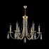 Подвесная люстра Crystal Lux Victoria SP6 Gold/Amber - victoria_sp6_gold_amber_2