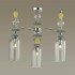 Подвесная люстра Odeon Light Bizet 4893/3C - Подвесная люстра Odeon Light Bizet 4893/3C