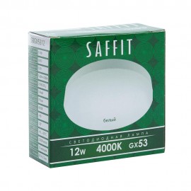 Лампа светодиодная Saffit GX53 12W 4000K белая SBGX5312 55189 - Лампа светодиодная Saffit GX53 12W 4000K белая SBGX5312 55189