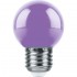 Лампа светодиодная Feron E27 1W RGB фиолетовый LB-37 38125 - Лампа светодиодная Feron E27 1W RGB фиолетовый LB-37 38125