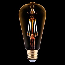 Лампа светодиодная филаментная E27 4W 2200K прозрачная 9796 - Лампа светодиодная филаментная E27 4W 2200K прозрачная 9796