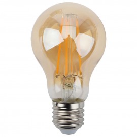 Лампа светодиодная филаментная ЭРА E27 9W 2700K золотая F-LED A60-9W-827-E27 gold Б0035038 - Лампа светодиодная филаментная ЭРА E27 9W 2700K золотая F-LED A60-9W-827-E27 gold Б0035038