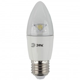 Лампа светодиодная ЭРА E27 7W 4000K прозрачная LED B35-7W-840-E27-Clear Б0017238 - Лампа светодиодная ЭРА E27 7W 4000K прозрачная LED B35-7W-840-E27-Clear Б0017238