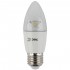 Лампа светодиодная ЭРА E27 7W 4000K прозрачная LED B35-7W-840-E27-Clear Б0017238 - Лампа светодиодная ЭРА E27 7W 4000K прозрачная LED B35-7W-840-E27-Clear Б0017238