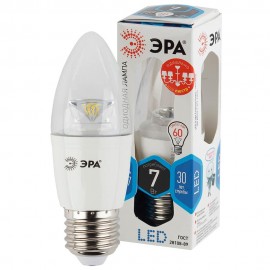 Лампа светодиодная ЭРА E27 7W 4000K прозрачная LED B35-7W-840-E27-Clear Б0017238 - led_b35_7__840_e27_clear_b0017238_2