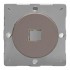Монтажная плата Varilight розетки RJ-45 без разъема Pewter effect/олово EGD1R - Монтажная плата Varilight розетки RJ-45 без разъема Pewter effect/олово EGD1R