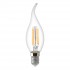 Лампа светодиодная филаментная Thomson E14 7W 2700K свеча на ветру прозрачная TH-B2075 - Лампа светодиодная филаментная Thomson E14 7W 2700K свеча на ветру прозрачная TH-B2075