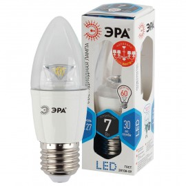 Лампа светодиодная ЭРА E27 7W 4000K прозрачная LED B35-7W-840-E27-Clear Б0028481 - led_b35_7__840_e27_clear_b0028481_2