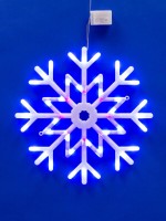 Подвесной светодиодный светильник «Снежинка » Uniel ULD-H4040-048/DTA MULTI IP20 SNOWFLAKE UL-00001403