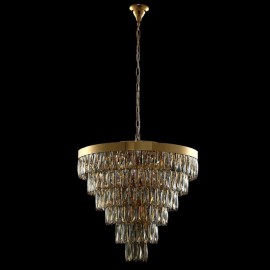 Подвесная люстра Crystal Lux Abigail SP-PL15 D620 GOLD/AMBER - abigail_sp_pl15_d620_gold_amber_2
