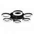Потолочная светодиодная люстра iLedex Jomo FS-014-X6-(B) 72W BK - fs_014__6__b__72__bk_1