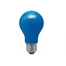 Лампа накаливания AGL Е27 40W груша синяя 40044 - Лампа накаливания AGL Е27 40W груша синяя 40044