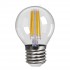 Лампа светодиодная филаментная Voltega E27 4W 2800К прозрачная 4680 - Лампа светодиодная филаментная Voltega E27 4W 2800К прозрачная 4680