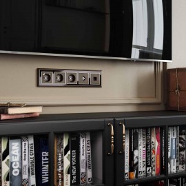 Накладка Werkel для TV розетки оконечной бронзовый W1193012 4690389161810 - Накладка Werkel для TV розетки оконечной бронзовый W1193012 4690389161810