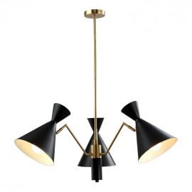 Подвесная люстра Crystal Lux Joven SP3 Gold/Black - _oven_sp3_gold_black_2