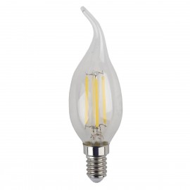Лампа светодиодная филаментная ЭРА E14 5W 2700K прозрачная F-LED BXS-5W-827-E14 Б0043436 - Лампа светодиодная филаментная ЭРА E14 5W 2700K прозрачная F-LED BXS-5W-827-E14 Б0043436
