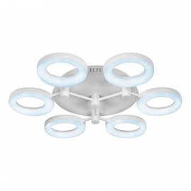Потолочная светодиодная люстра iLedex Jomo FS-014-X6-(B) 72W WH - fs_014__6__b__72_____1