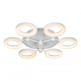 Потолочная светодиодная люстра iLedex Jomo FS-014-X6-(B) 72W WH - fs_014__6__b__72_____3