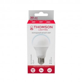 Лампа светодиодная Thomson E27 9W 6500K груша матовая TH-B2302 - t__b2302_1