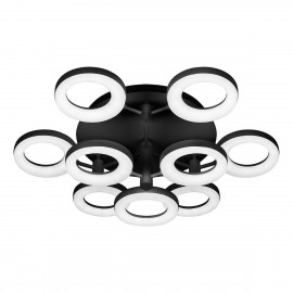 Потолочная светодиодная люстра iLedex Jomo FS-014-X9 108W BK - Потолочная светодиодная люстра iLedex Jomo FS-014-X9 108W BK