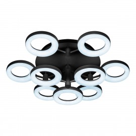Потолочная светодиодная люстра iLedex Jomo FS-014-X9 108W BK - fs_014__9_108__bk_2