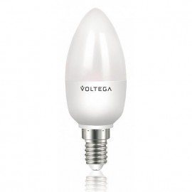 Лампа светодиодная Voltega E14 6W 4000К матовая VG3-C2E14cold6W 4713 - Лампа светодиодная Voltega E14 6W 4000К матовая VG3-C2E14cold6W 4713