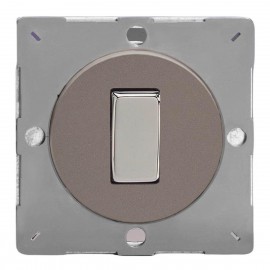 Выключатель Varilight одноклавишный Pewter Effect/олово EG1R - Выключатель Varilight одноклавишный Pewter Effect/олово EG1R