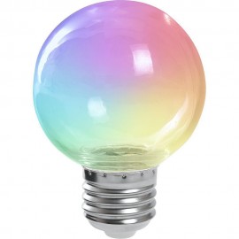 Лампа светодиодная Feron E27 3W RGB прозрачный LB-371 38130 - Лампа светодиодная Feron E27 3W RGB прозрачный LB-371 38130