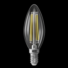 Лампа светодиодная Voltega E14 7W 2800K прозрачная VG10-C35E14warm7W-FHR 7152 - 7152_1