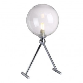 Настольная лампа Crystal Lux Fabricio LG1 Chrome/Transparente - Настольная лампа Crystal Lux Fabricio LG1 Chrome/Transparente