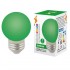Лампа светодиодная Volpe E27 1W зеленая LED-G45-1W/GREEN/E27/FR/С UL-00005648 - Лампа светодиодная Volpe E27 1W зеленая LED-G45-1W/GREEN/E27/FR/С UL-00005648