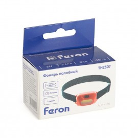 Налобный светодиодный фонарь Feron TH2307 на батарейках 70х40 150 лм 41711 - Налобный светодиодный фонарь Feron TH2307 на батарейках 70х40 150 лм 41711