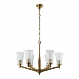 Подвесная люстра Crystal Lux Laura SP-PL6 Bronze - laura_sp_pl6_bronze_1