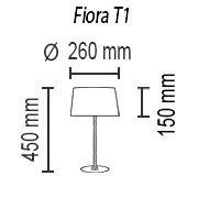 Настольная лампа TopDecor Fiora T1 19 05g - fiora_t1_19_05g_1