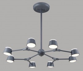 Подвесная люстра Crystal Lux MADRID SP8 GRAY - madrid_sp8_gray_1