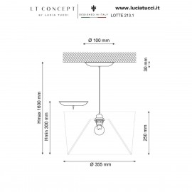 Подвесной светильник Lucia Tucci Lotte 213.1 - lotte_213_1_1