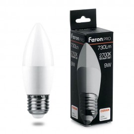 Лампа светодиодная Feron E27 9W 2700K матовая LB-1309 38062 - Лампа светодиодная Feron E27 9W 2700K матовая LB-1309 38062