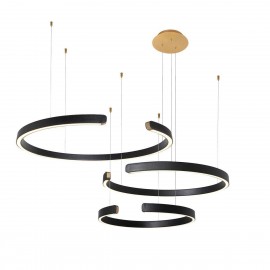 Подвесной светодиодный светильник Loft IT Ring 10025/3 Black - Подвесной светодиодный светильник Loft IT Ring 10025/3 Black