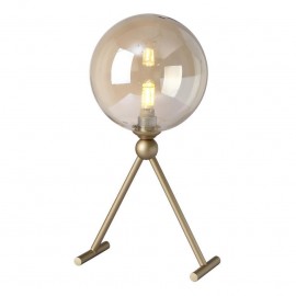 Настольная лампа Crystal Lux Francisca LG1 Gold/Cognac - Настольная лампа Crystal Lux Francisca LG1 Gold/Cognac
