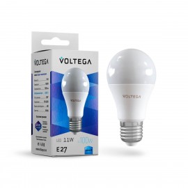 Лампа светодиодная Voltega E27 10.5W 4000К матовая VG2-A2E27cold11W 5738 - Лампа светодиодная Voltega E27 10.5W 4000К матовая VG2-A2E27cold11W 5738