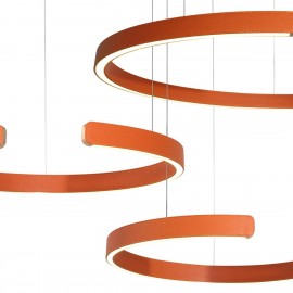 Подвесной светодиодный светильник Loft IT Ring 10025/3 Orange - 10025_3_orange_1