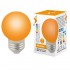 Лампа светодиодная Volpe E27 1W оранжевая LED-G45-1W/ORANGE/E27/FR/С UL-00005650 - Лампа светодиодная Volpe E27 1W оранжевая LED-G45-1W/ORANGE/E27/FR/С UL-00005650