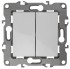 Переключатель двухклавишный ЭРА 12 10AX 250V 12-1106-01 Б0014663 - Переключатель двухклавишный ЭРА 12 10AX 250V 12-1106-01 Б0014663