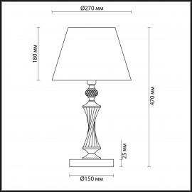 Настольная лампа Lumion Kimberly 4408/1T - 4408_1t_1