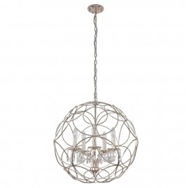 Подвесная люстра Crystal Lux Aria SP5 Silver - Подвесная люстра Crystal Lux Aria SP5 Silver