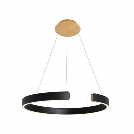 Подвесной светодиодный светильник Loft IT Ring 10025/600 Black - 10025_600_black_3