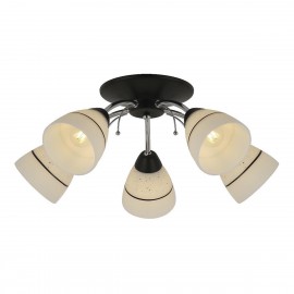 Люстра потолочная Winnifred TL1255D-05BC Toplight - Потолочная люстра Toplight Winnifred TL1255D-05BC