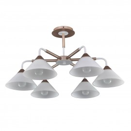 Потолочная люстра Arti Lampadari Ribera E 1.1.6 CW - Потолочная люстра Arti Lampadari Ribera E 1.1.6 CW